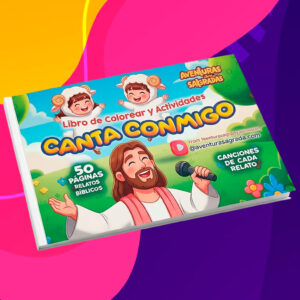 1 TOMO - CANTA CONMIGO - Libro para colorear y de actividades - IMPRESO
