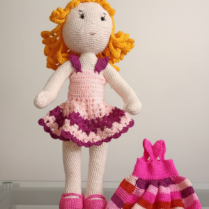 Muñeca Tejida de 40 x 12 cm