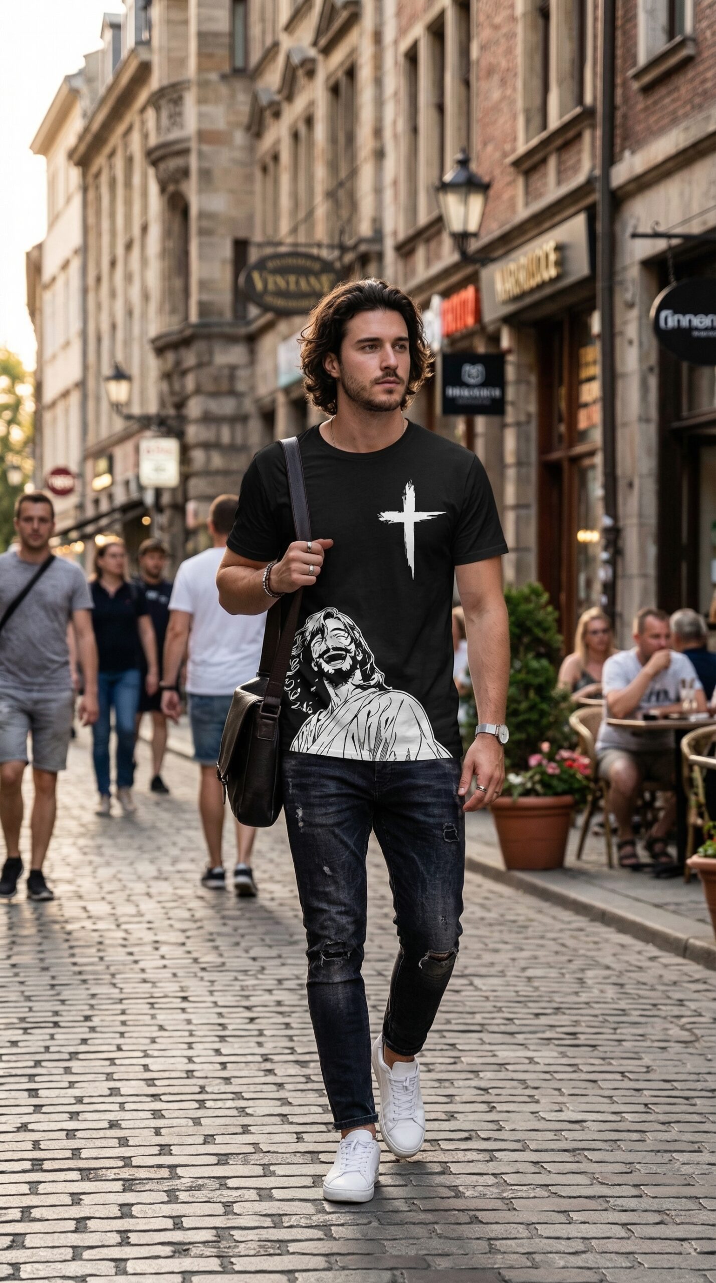 Camiseta Jesus Salva Happy - Imagen 5